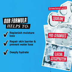 Kiehl's Ultra Facial Cream texture and pro ceramides detail