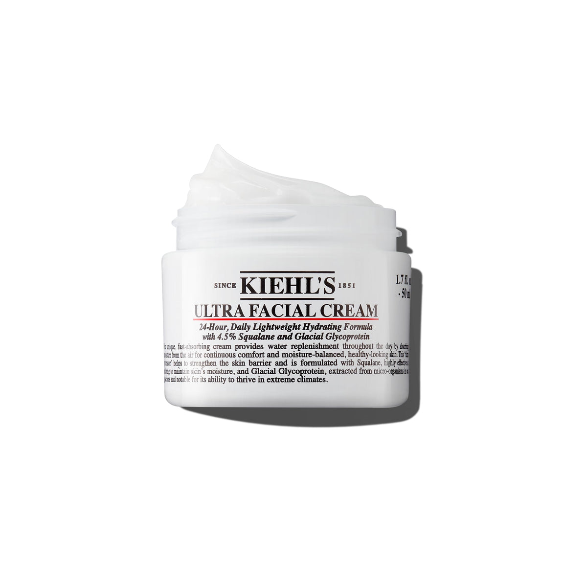 Kiehl's Ultra Facial Cream tube front view for daily hydration