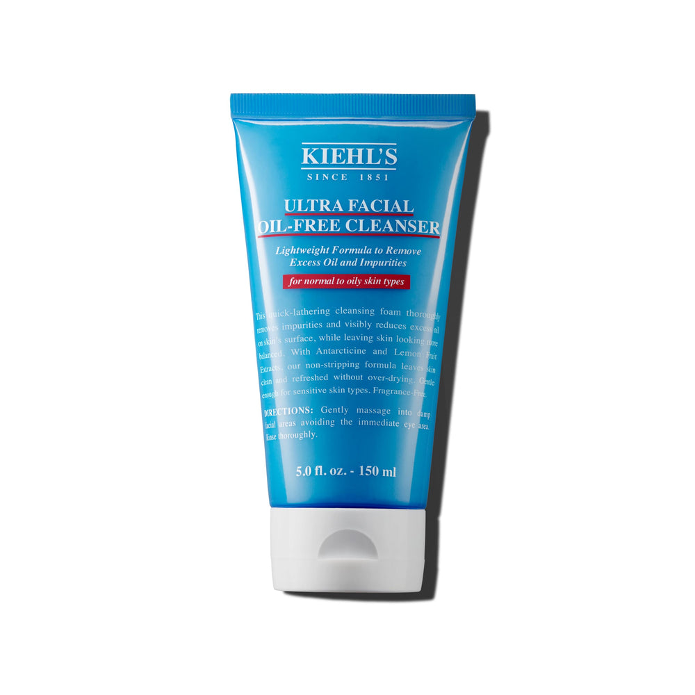 Kiehl's Ultra Facial Oil-Free Cleanser bottle-foam refreshing cleanse for oily skin