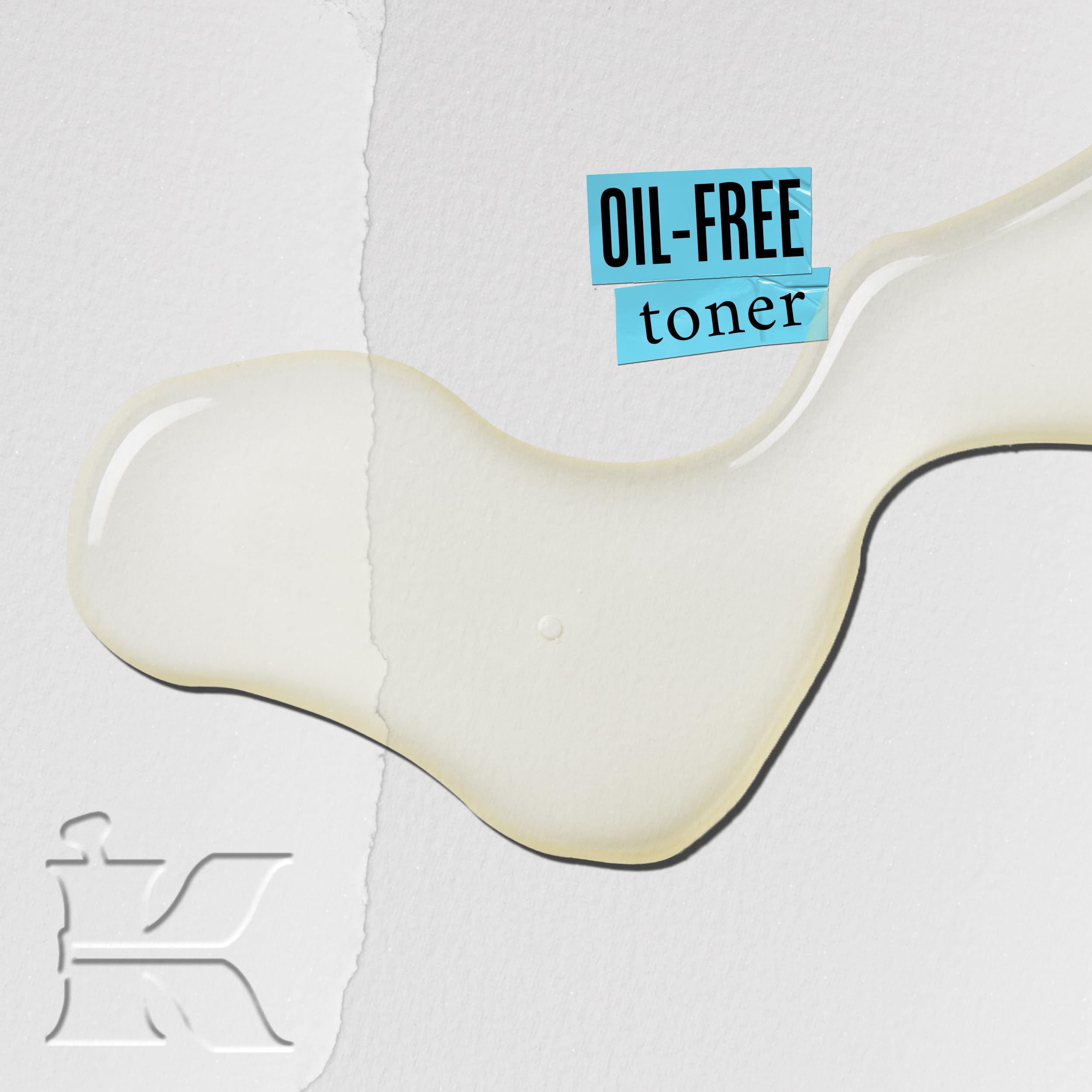 Kiehl's Ultra Facial Toner on cotton pad for gentle cleansing and pore balance