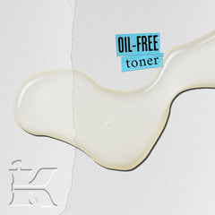 Kiehl's Ultra Facial Toner on cotton pad for gentle cleansing and pore balance