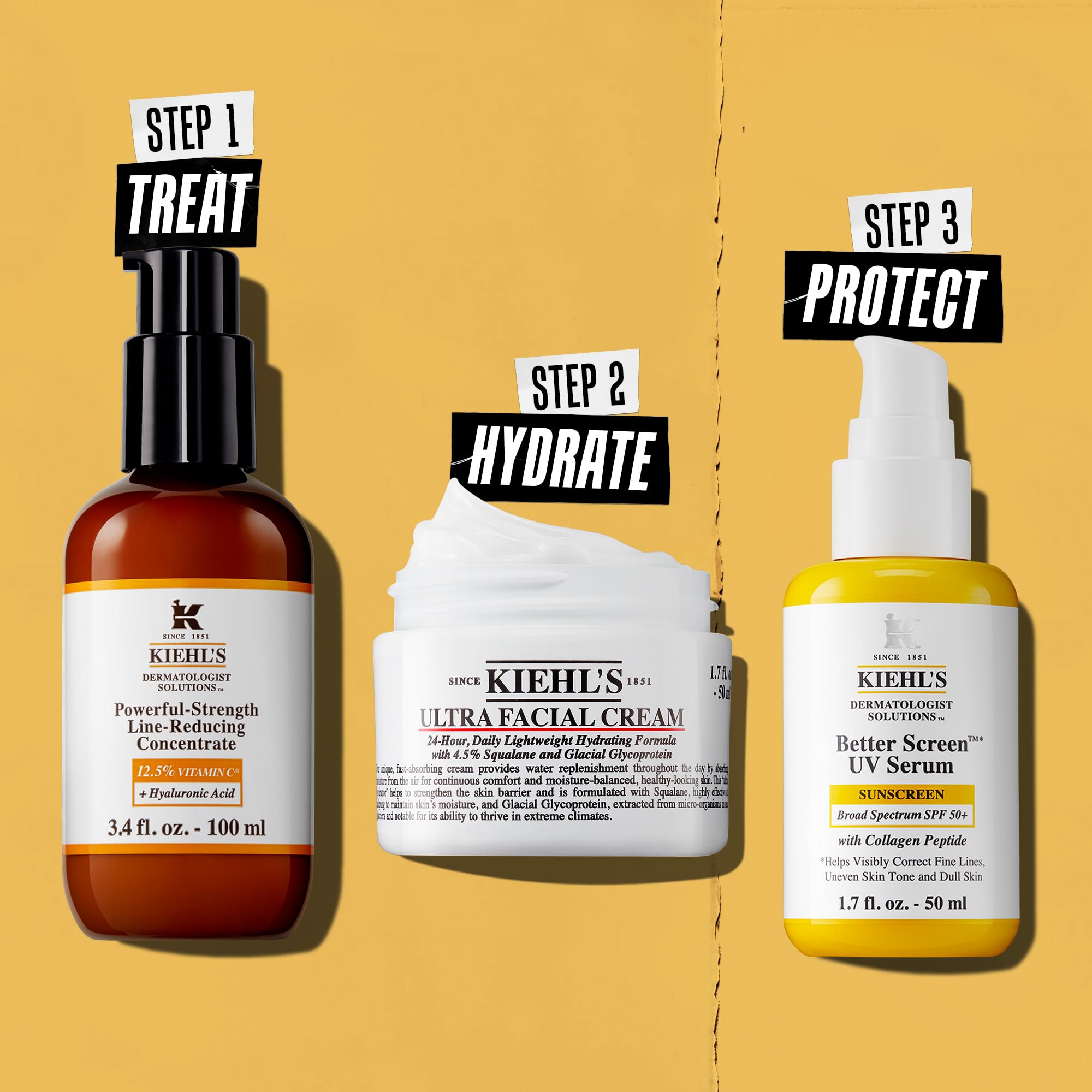 Kiehl's Vitamin C Serum on fair skin showing a subtle healthy glow.