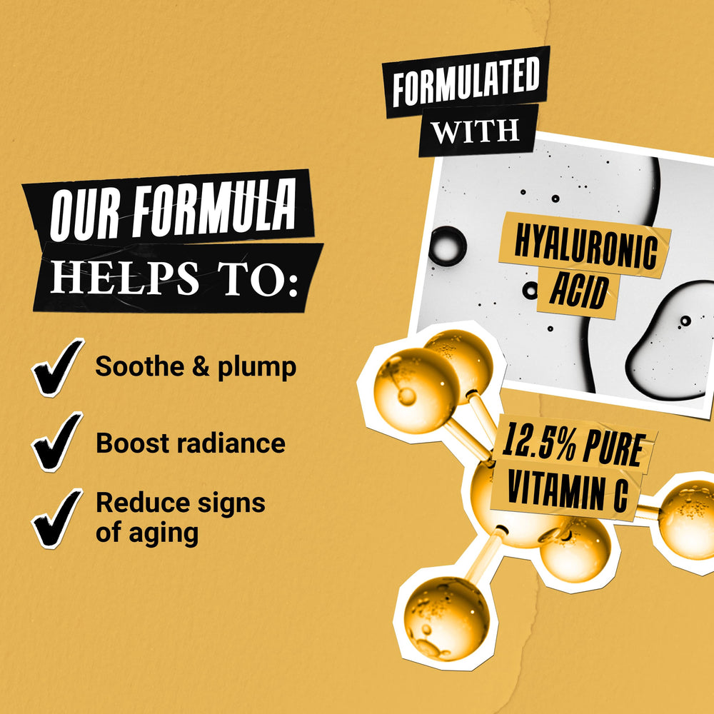 Kiehl's Vitamin C Serum texture swatch demonstrates lightweight, fast-absorbing formula for daily brightening.
