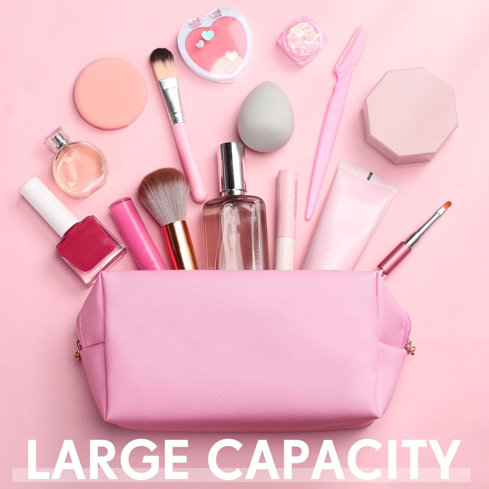 Kigeli interior-organization-ready pouch helps separate cosmetics and toiletries.