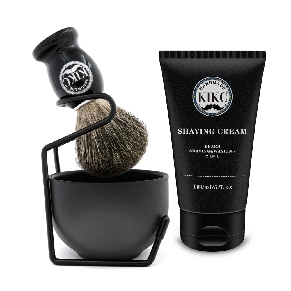 KIKC deluxe 5-in-1 shaving kit overview for all-in-one grooming.