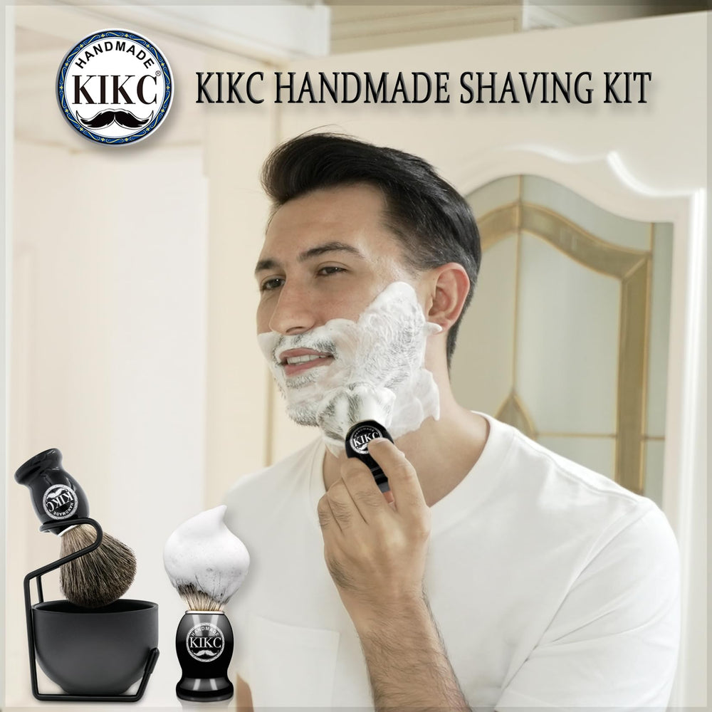 KIKC shaving cream 5oz container enables rich lather and comfortable glide.
