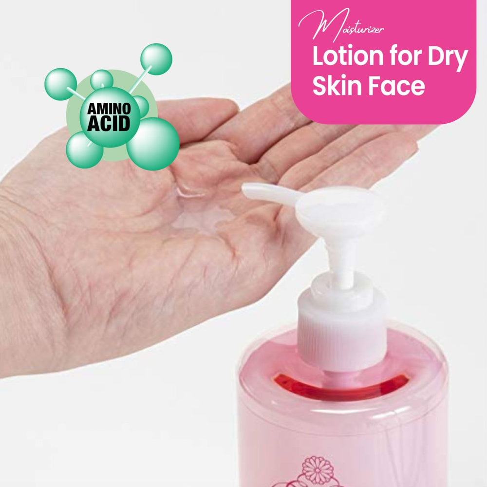 Kikumasamune body lotion in use for quick-absorption moisture