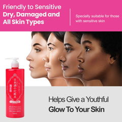 Kikumasamune ceramide-arbutin-placenta ingredients close-up highlights deep hydration and balanced skin tone