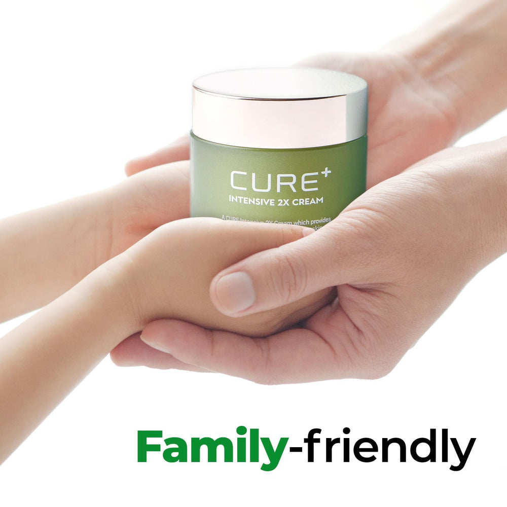 Kim Jeong Moon Aloe Cure Intensive 2X Cream texture closeup on skin.