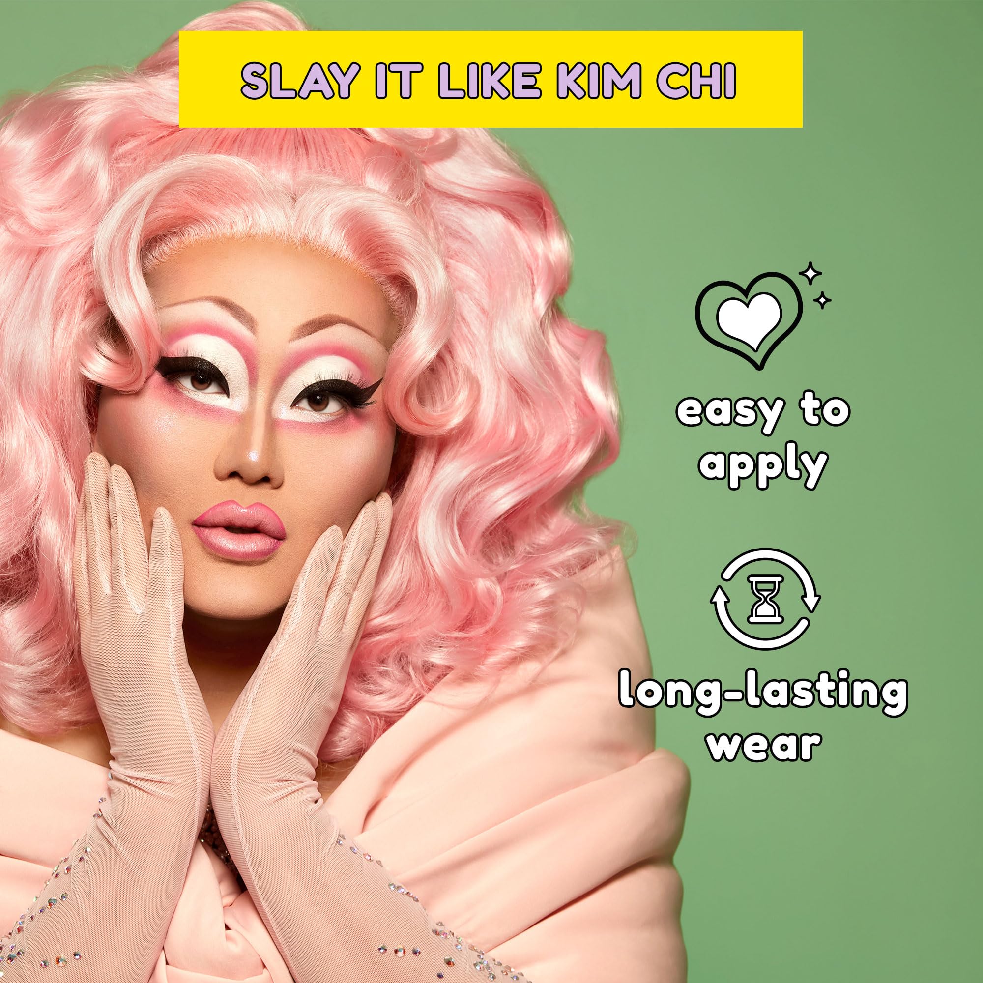 KimChi Chic Almost Catfished Compact closeup shows silky, blendable texture.