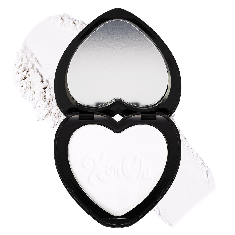 Kimchi Chic Almost Catfished micro pressed powder under-eye compact brightening finish.