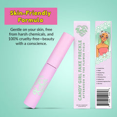 Kimchi Chic Candy Girl Fake Freckles Pen in hand ready to use