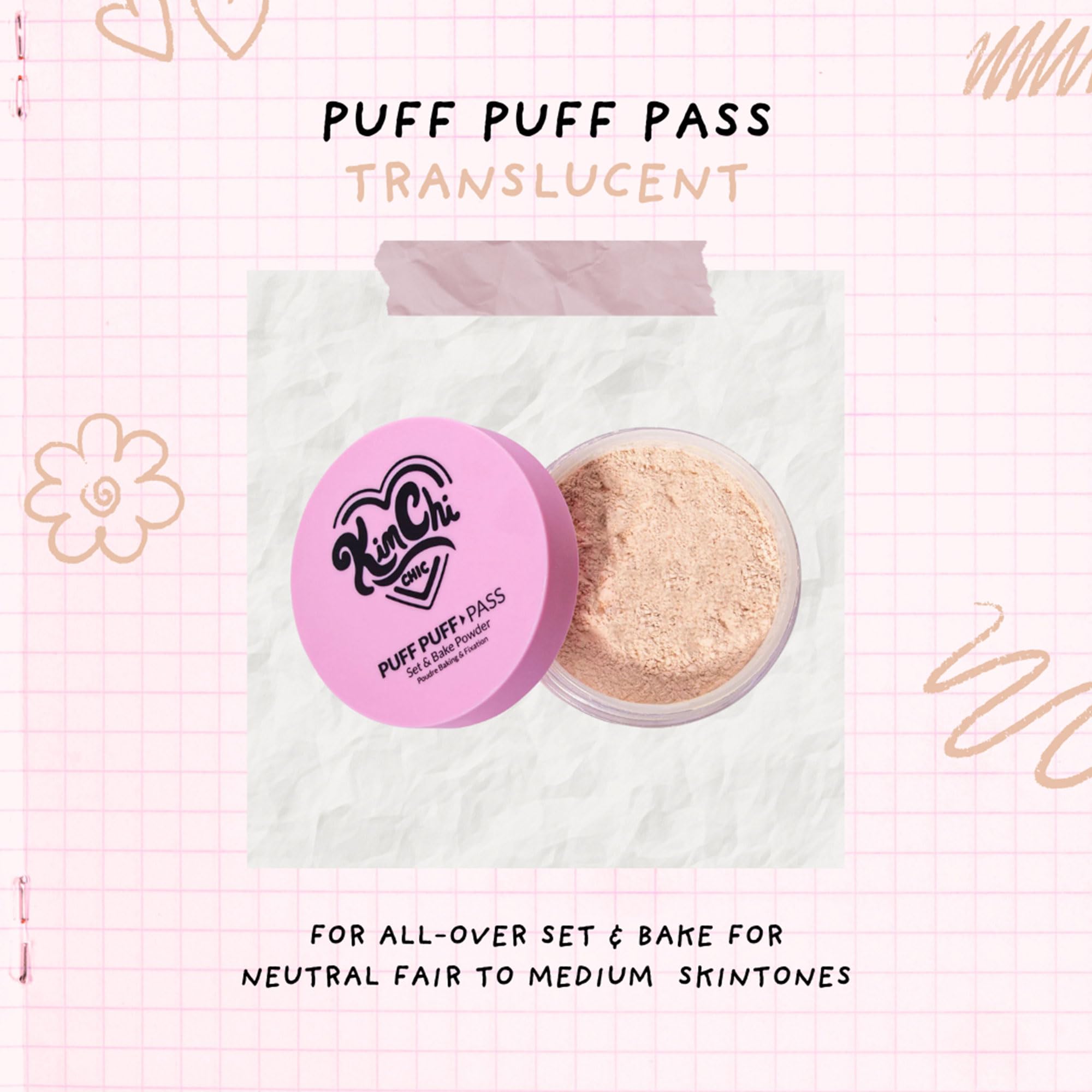 Kimchi Chic Puff Puff Pass provides a long-lasting matte finish on skin.