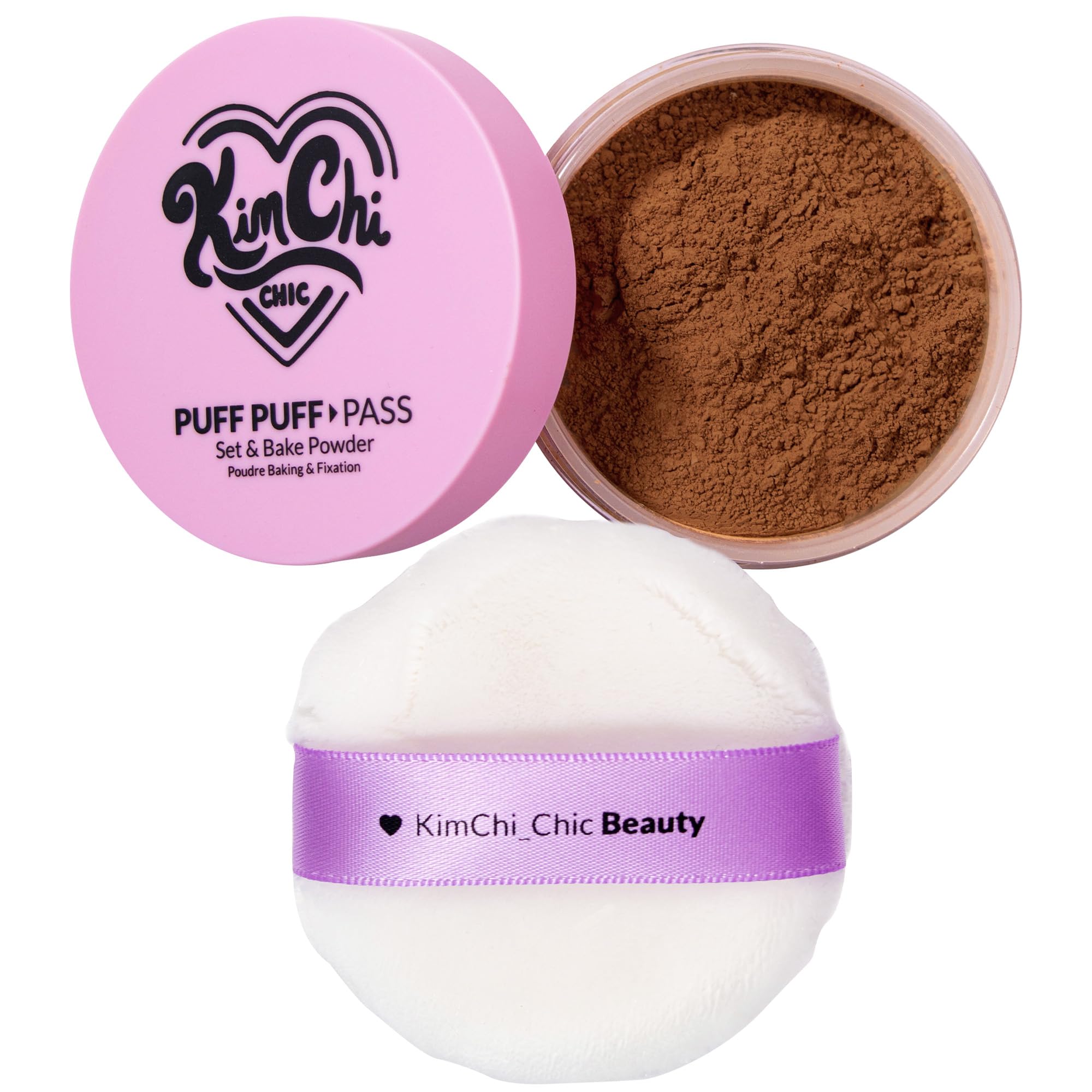 Kimchi Chic rice powder absorbs oil for a refined matte finish.