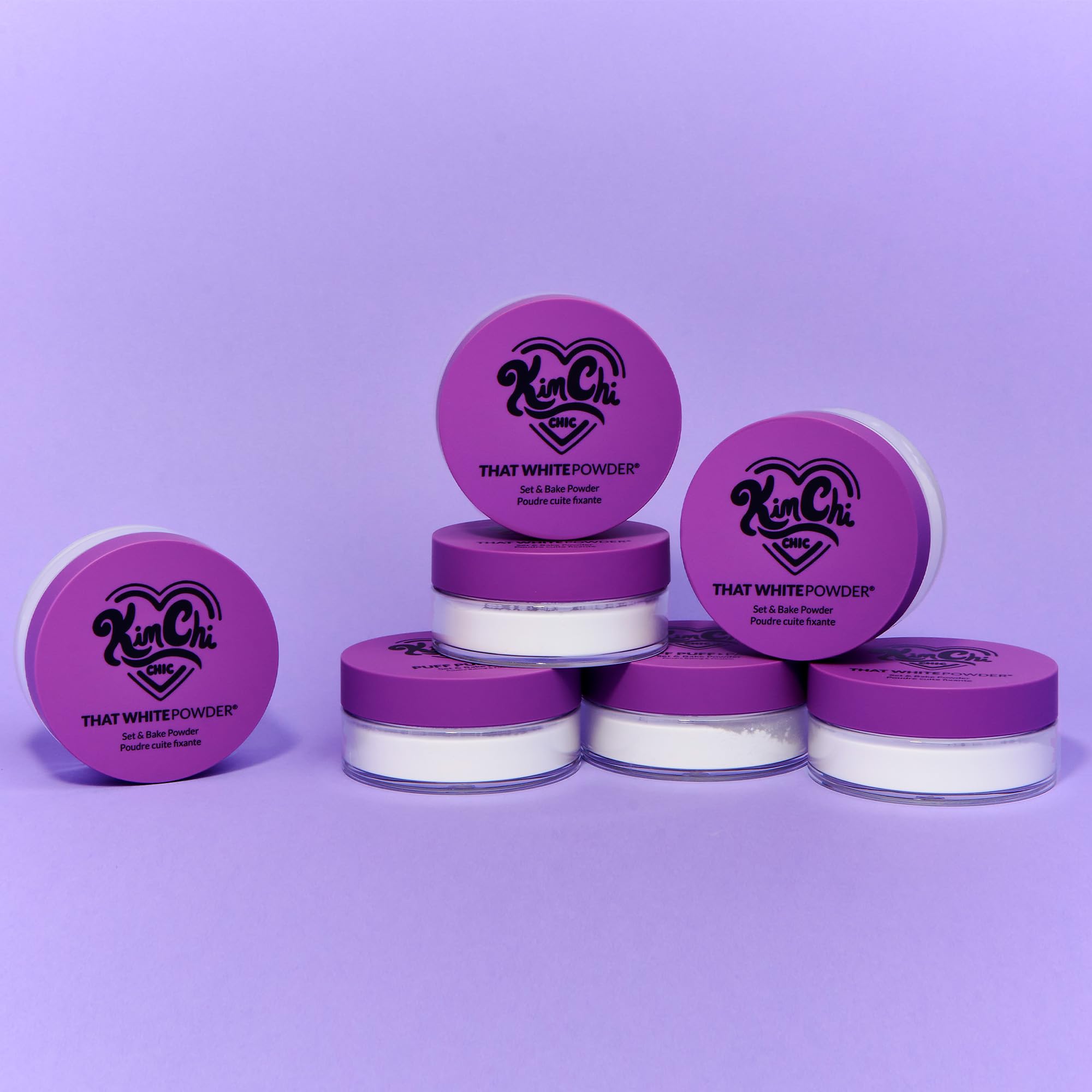 Kimchi Chic WhitePowder Set soft white tone suitable for many looks.