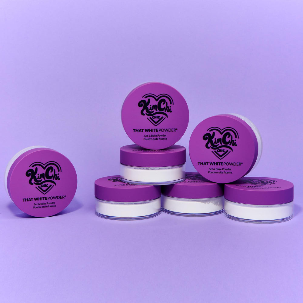 Kimchi Chic WhitePowder Set soft white tone suitable for many looks.