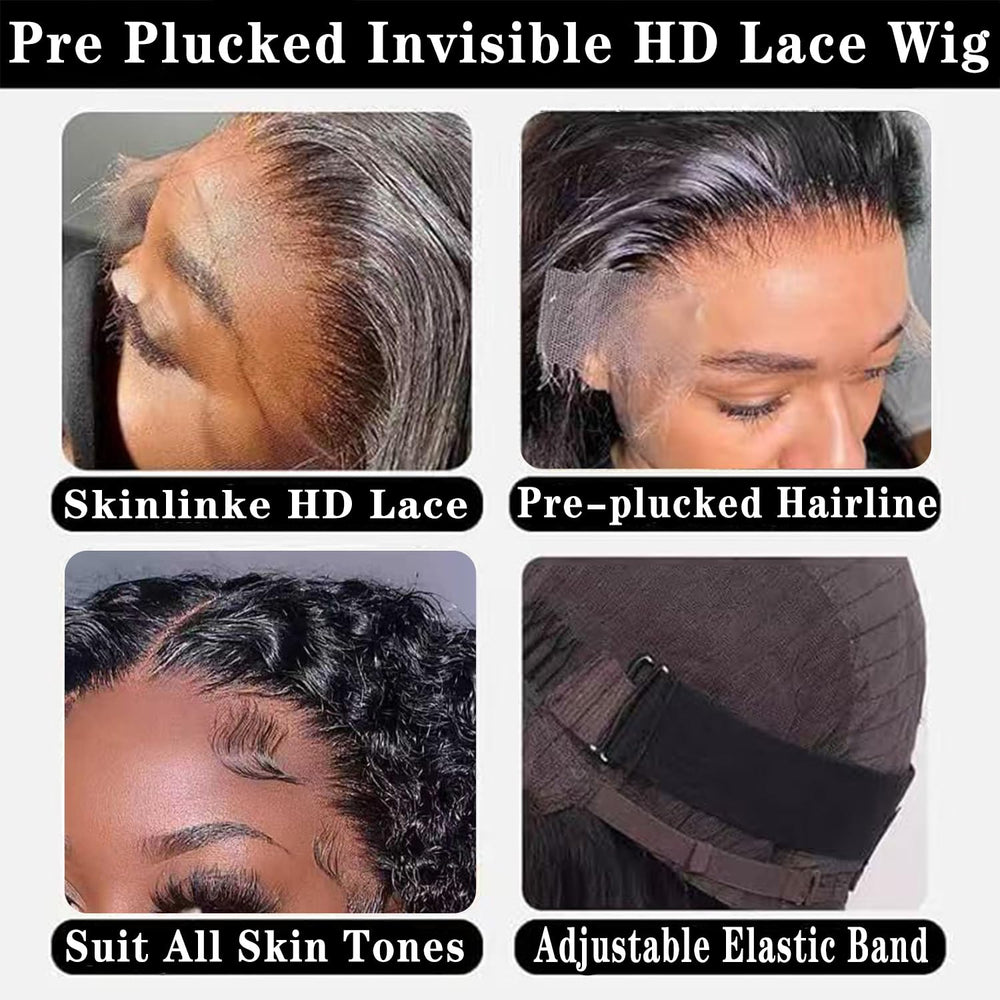 Kimosahair glueless wear-and-go with elastic band for quick secure fit.