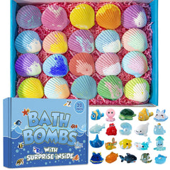 Kims Cosiart bath bombs reveal shell surprises for kids during bath time