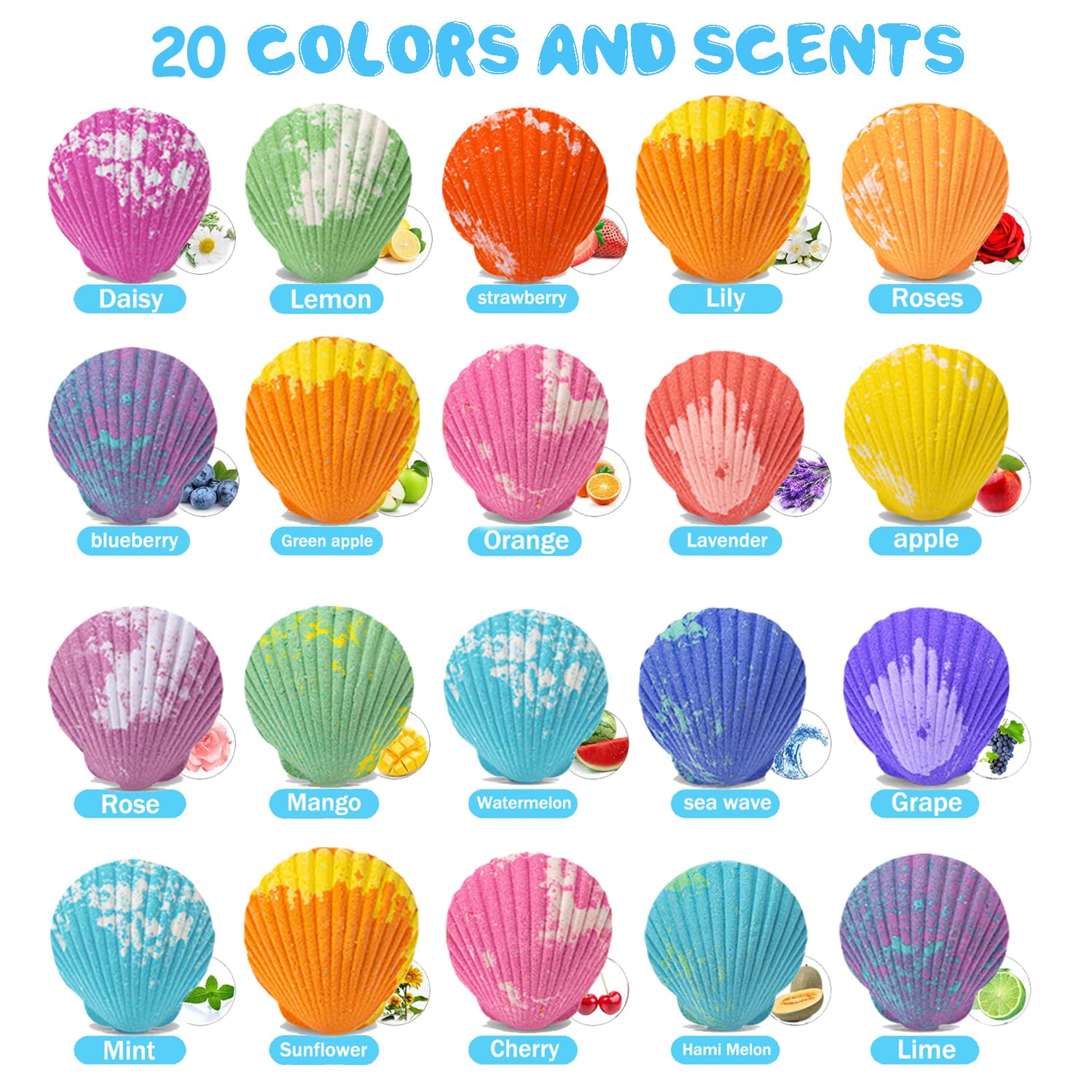 Kims Cosiart bath bombs offer varied scents for a soothing bath
