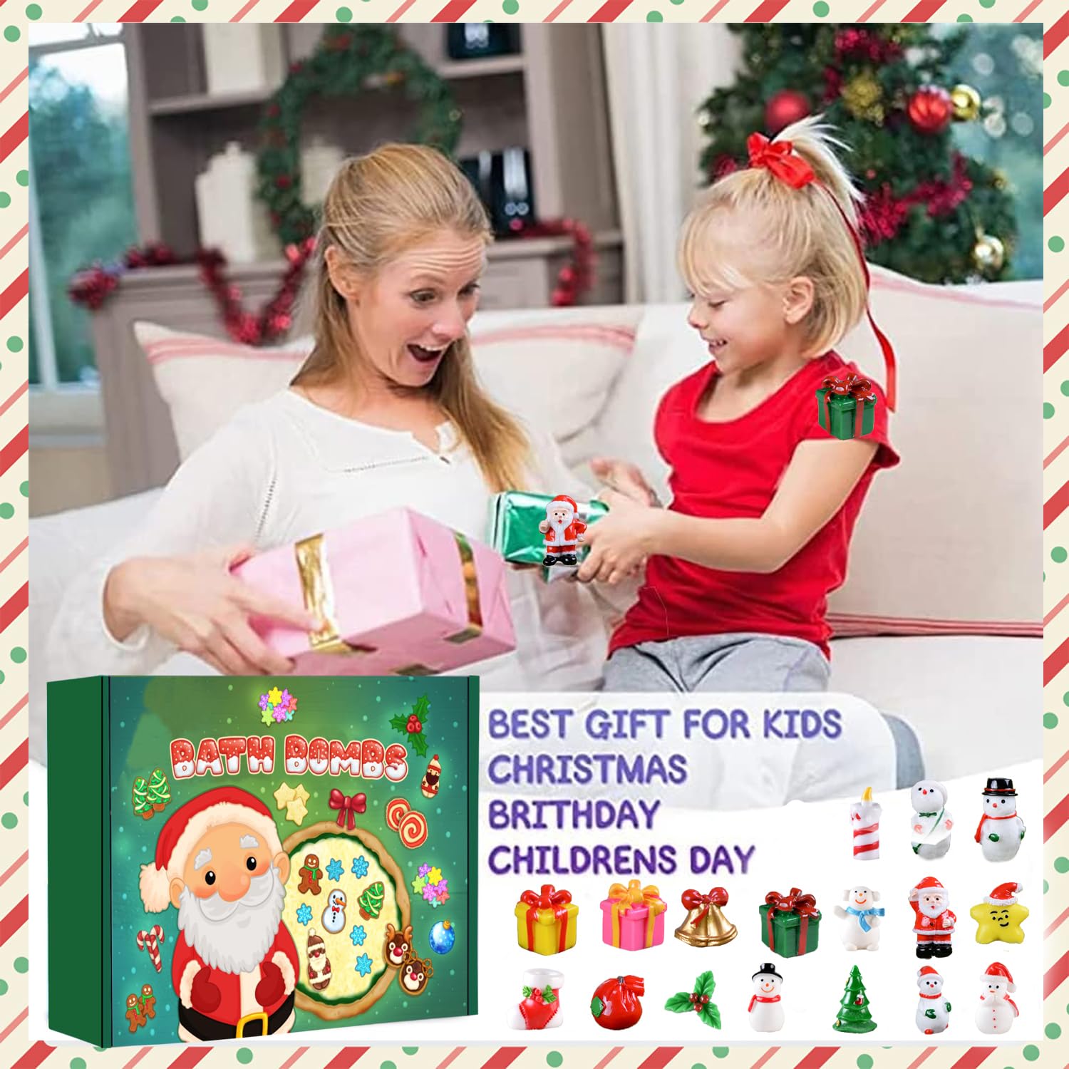 Kims Cosiart holiday bath set packaging ready for gifting