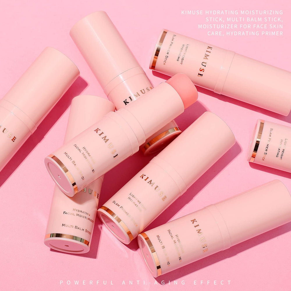KIMUSE Hydrating Multi Balm Stick travel-friendly packaging fits purse or pocket for on-the-go hydration.