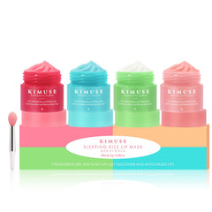 KIMUSE Lip Mask Set berry-wax hydration for deeply moisturized lips