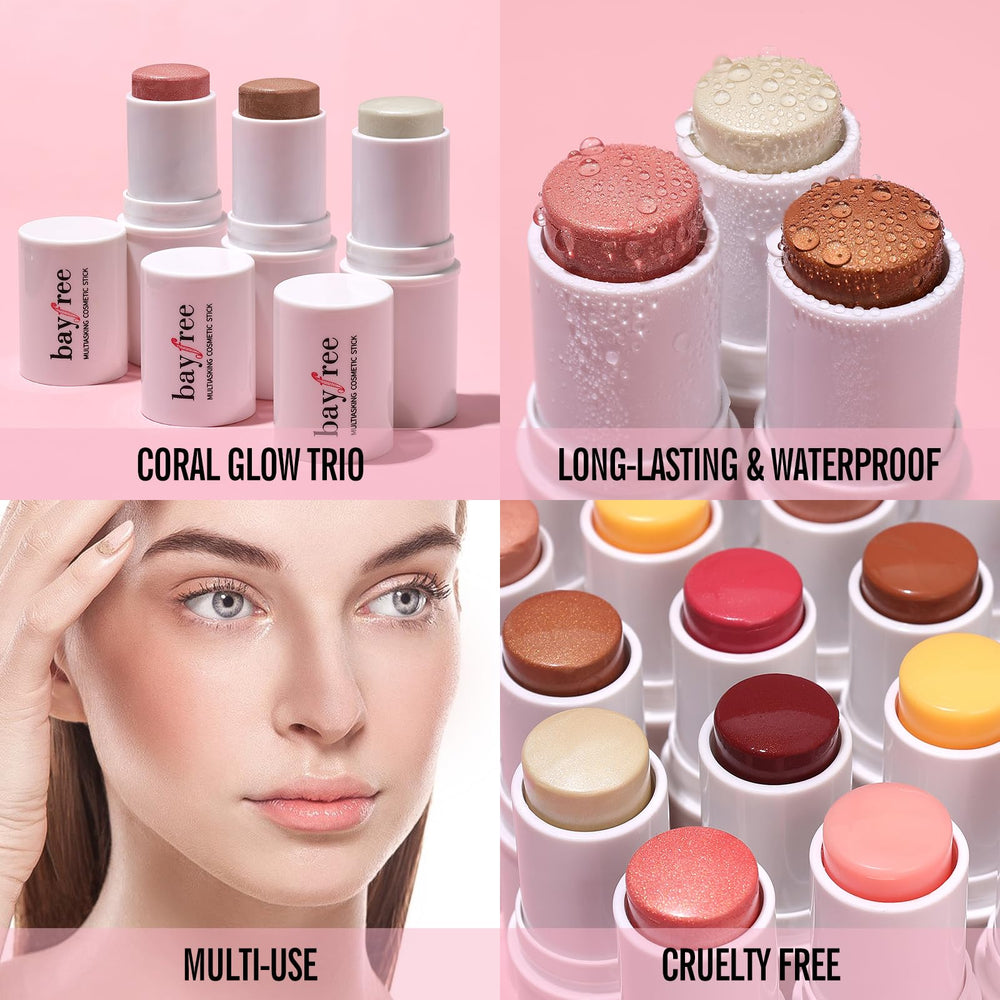 KIMUSE Multi Stick Trio contour-stick demonstrating precise application for definition.