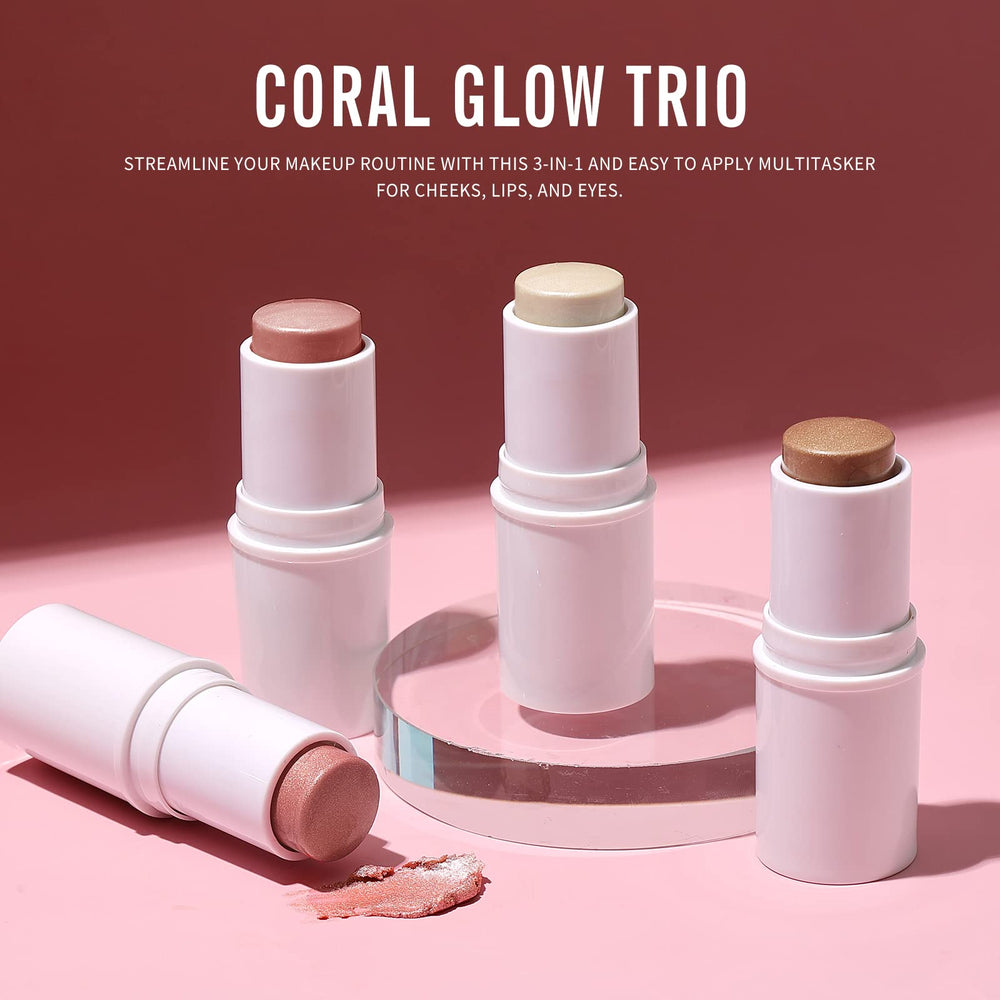 KIMUSE Multi Stick Trio packaging highlights travel-friendly design.