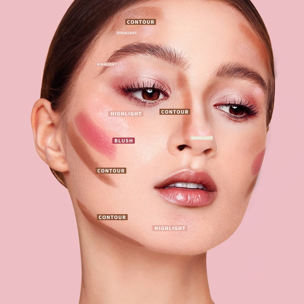 KIMUSE Multi Stick Trio swatch reveals sheer color suitable for multiple skin tones.