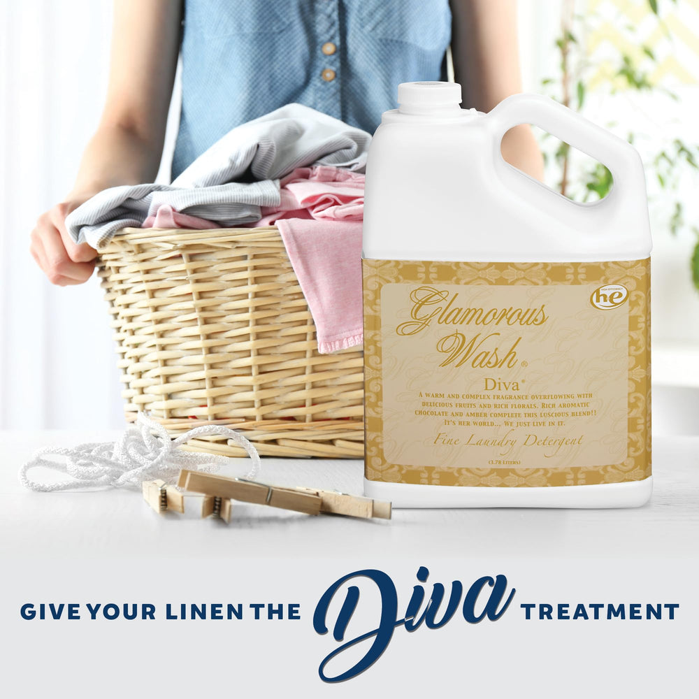 Kinara Tyler Diva Wash in drum—effective laundering for towels.