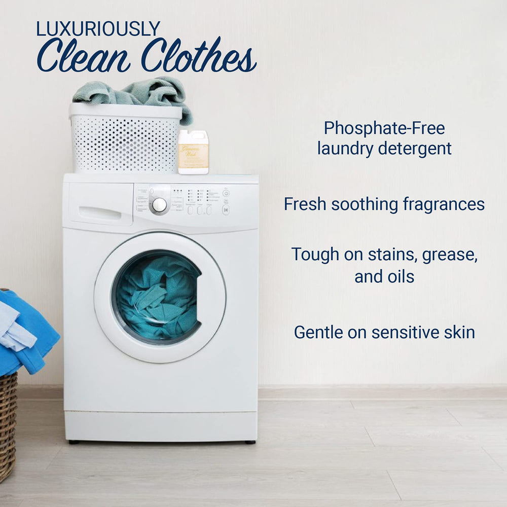 Kinara Tyler High Maintenance fragrance bottle adds a signature scent to laundry.