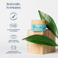 Kind Science Essential Anti Aging Trio box showcases the complete skincare set