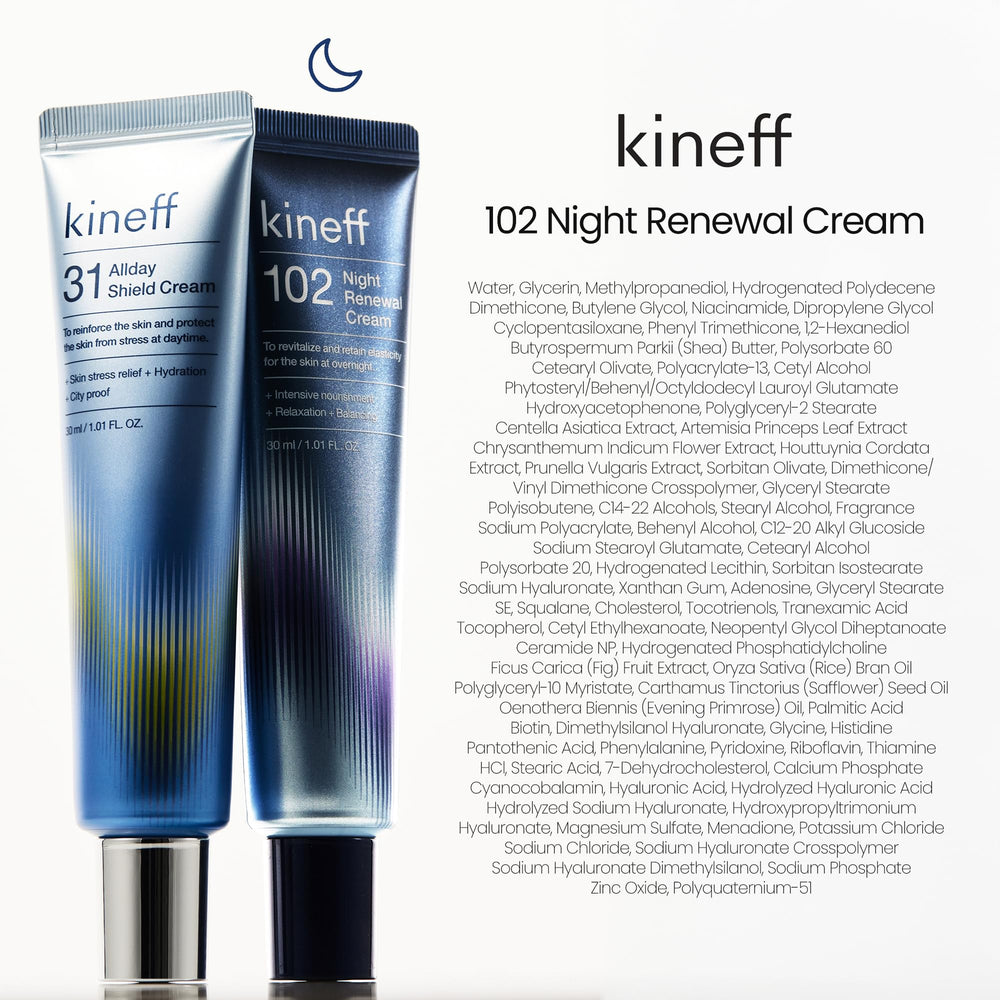 Kineff Dermacycle Made in Korea label indicating quality skincare origin