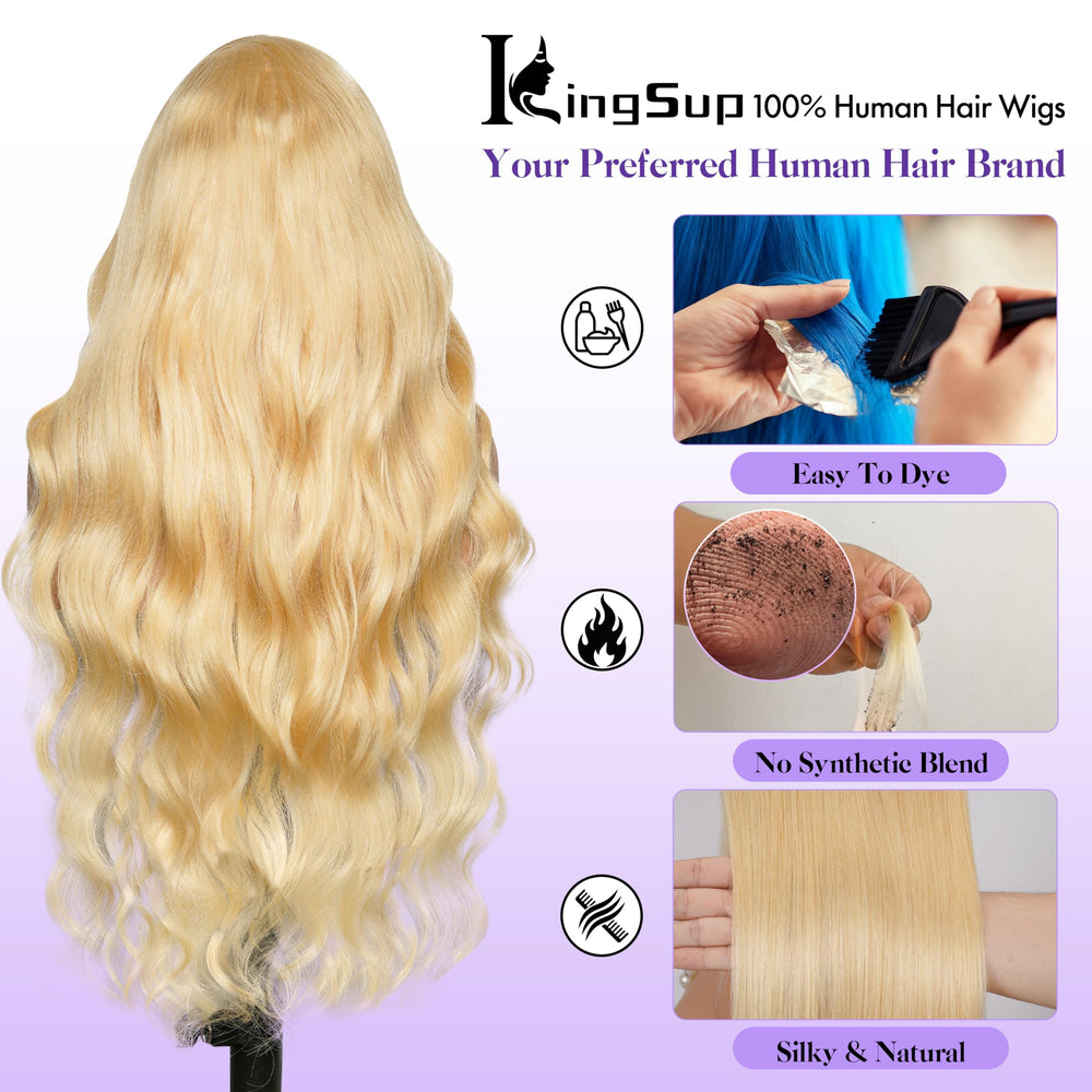 KingSup 613 density 250 close-up shows full, silky texture.