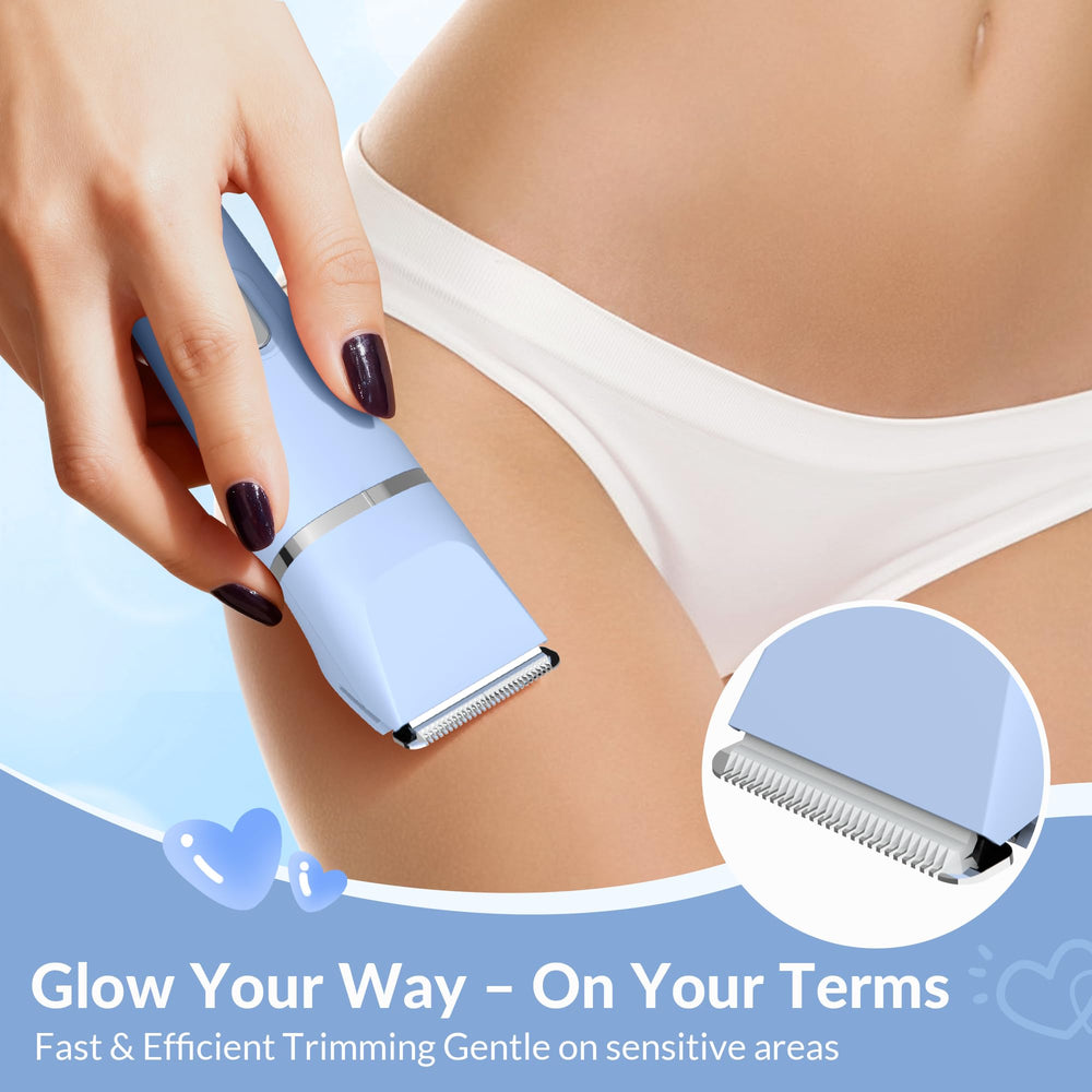 KINGTEE compact design and quiet operation support discreet, comfortable grooming routines.