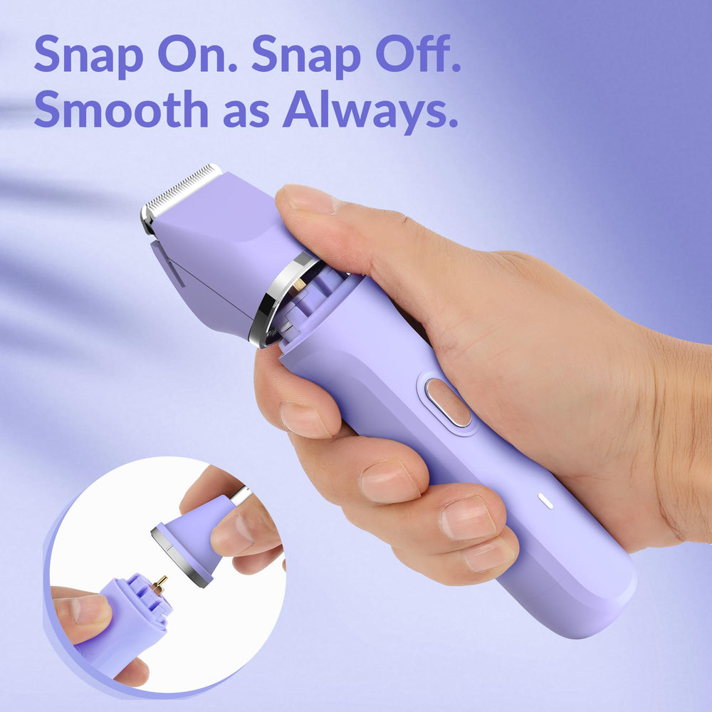 KINGTEE ceramic blades close-up for gentle, precise trimming
