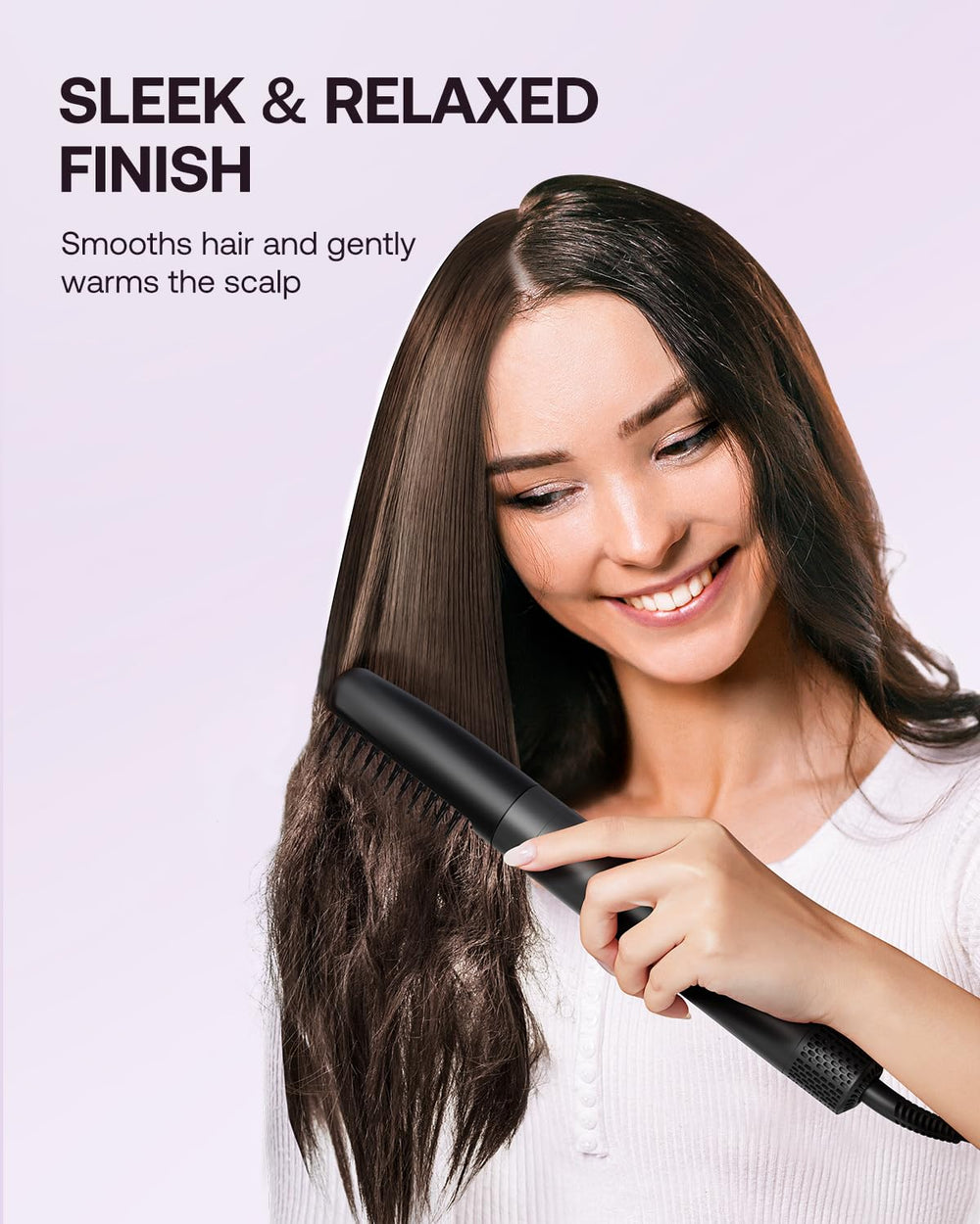 Kinked hot air styler wrap travel bag shows portable styling on the go.