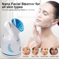 KINLITO facial steamer aromatherapy zone with aroma funnel for mood-enhancing scent