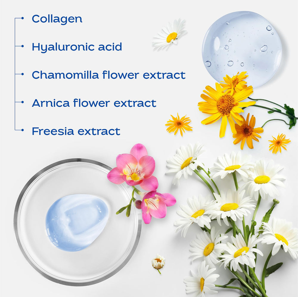 KINPUR blue eye patches hyaluronic acid deeply moisturize under-eye skin.
