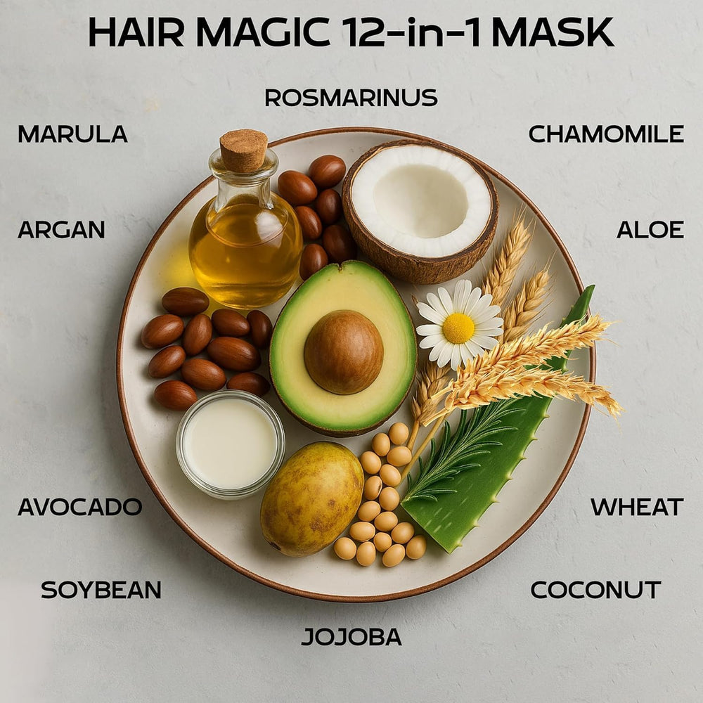 Kinpur Keratin Hair Mask before-after demonstrates smoother hair