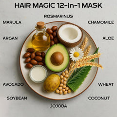 Kinpur Keratin Hair Mask before-after demonstrates smoother hair