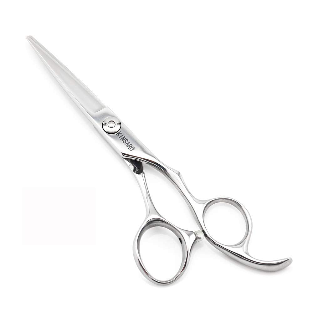 KINSARO 5.5-inch barber scissors protective-sleeve keeps blades safe between uses.