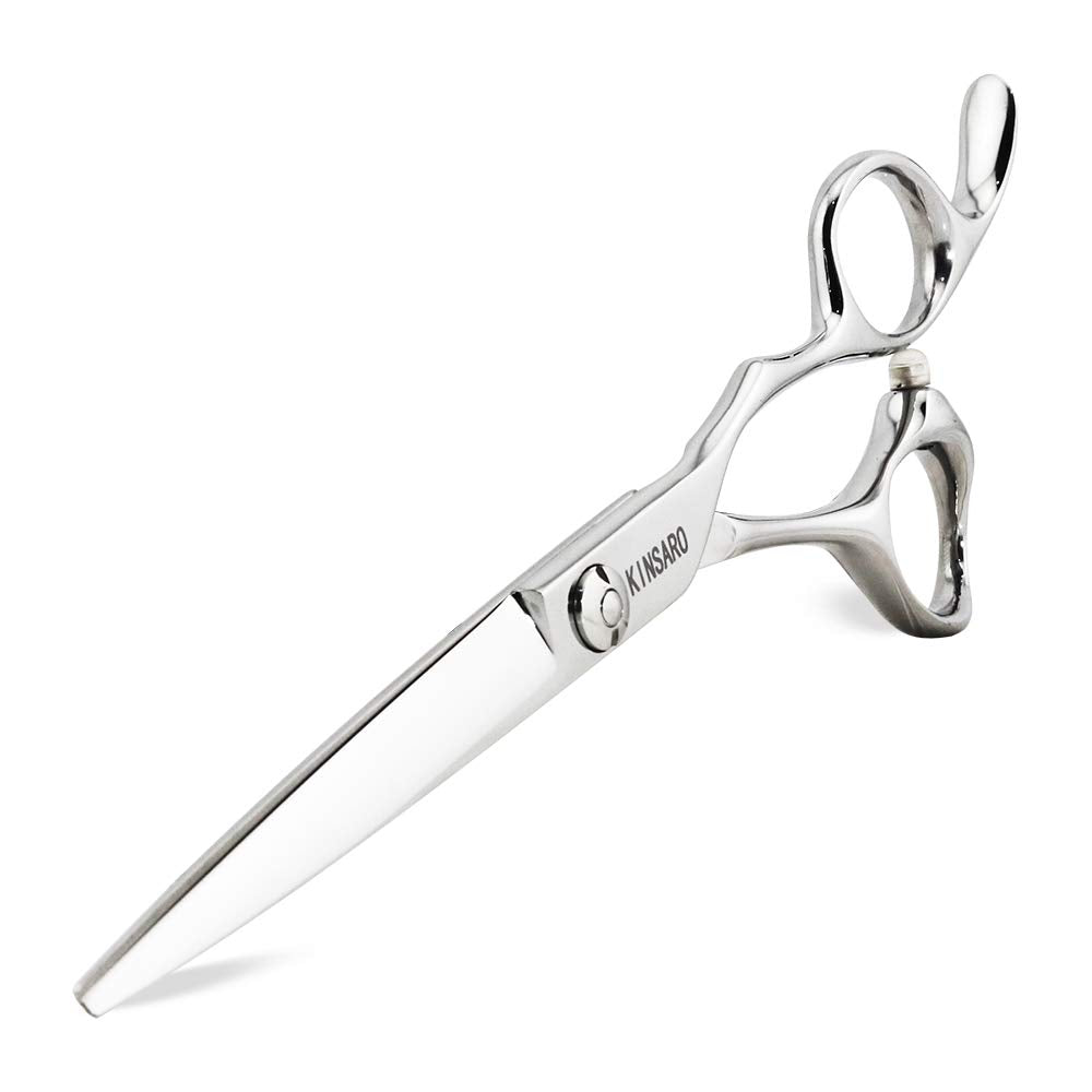 KINSARO 6-Inch hair scissors blade close-up for precise salon-grade cuts