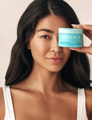 Kinship Supermello gel texture close-up highlighting smooth, refreshing feel.