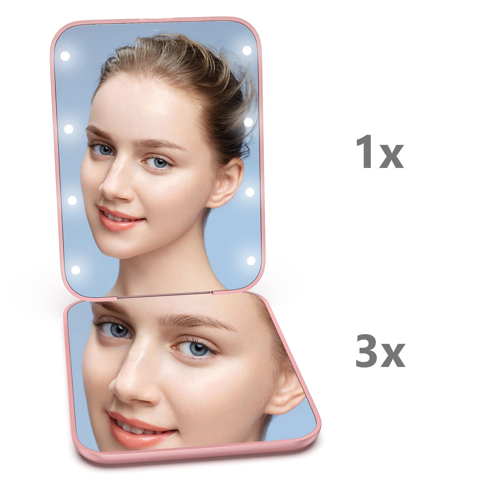 Kintion gift-ready rose gold mirror ideal for birthdays and special occasions