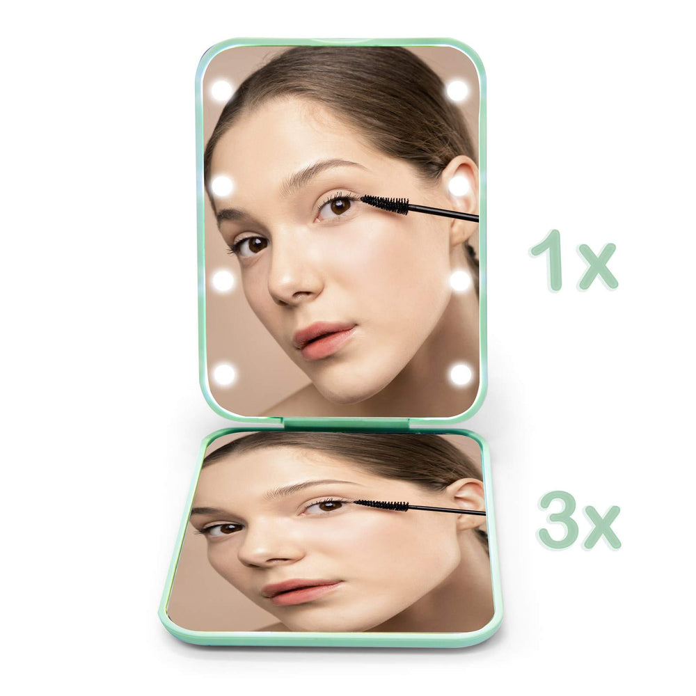 Kintion Pocket Mirror fits in a pocket for effortless travel touch-ups.