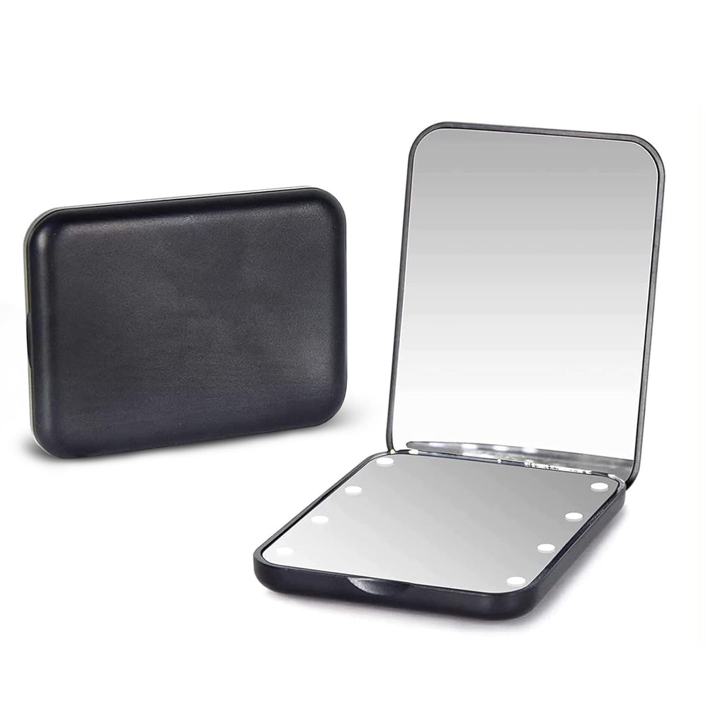 Kintion pocket mirror dual-sided for versatile grooming on the go.
