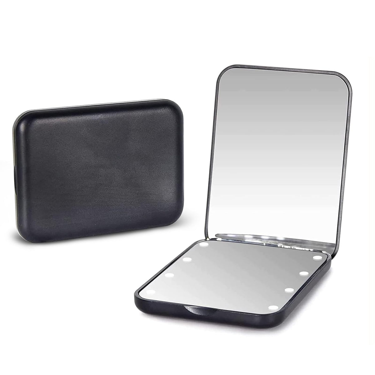 Kintion pocket mirror dual-sided for versatile grooming on the go.