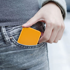 Kintion pocket mirror dual-sided design supports closeups and full-face checks.