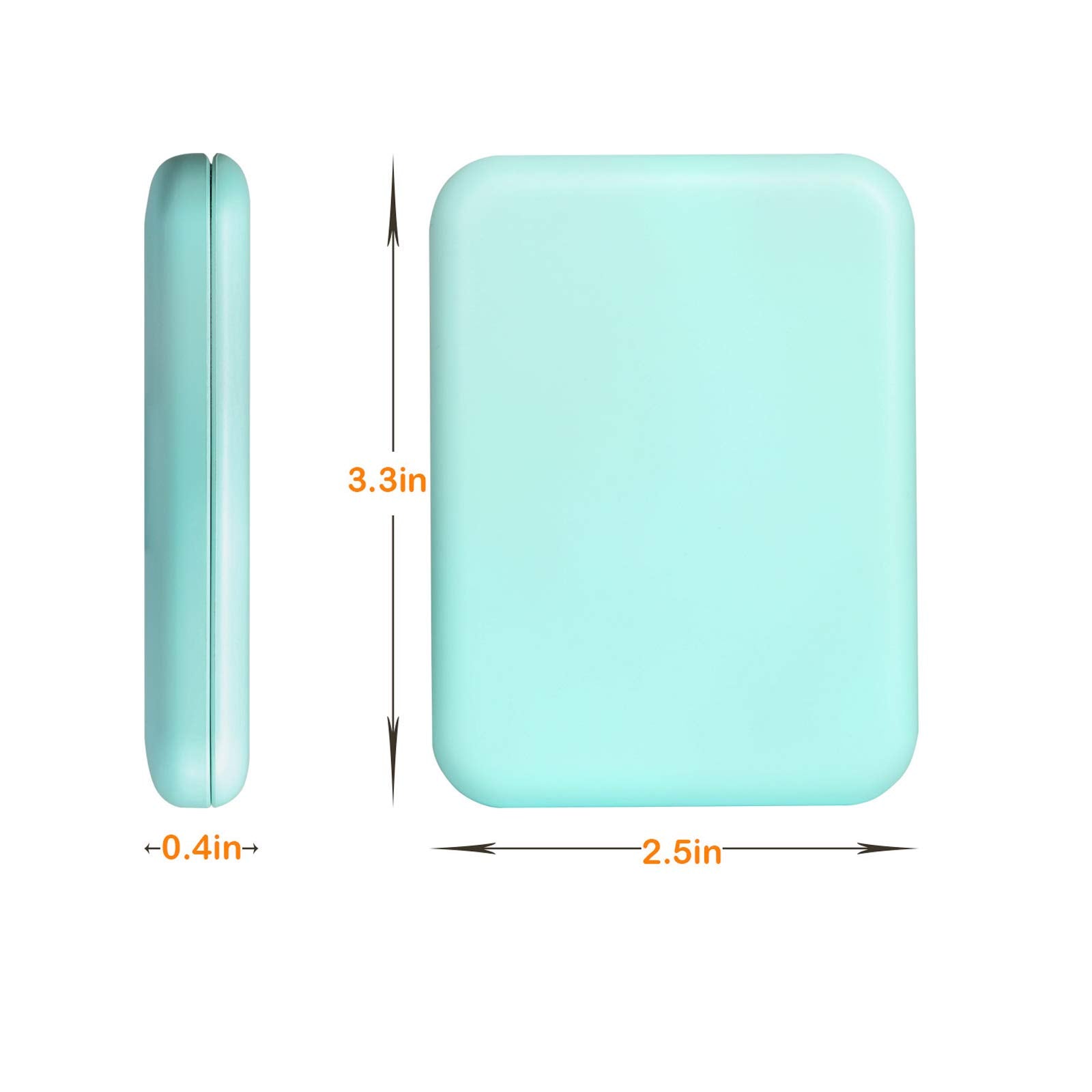 Kintion Pocket Mirror folds flat with a smooth hinge for easy handling.
